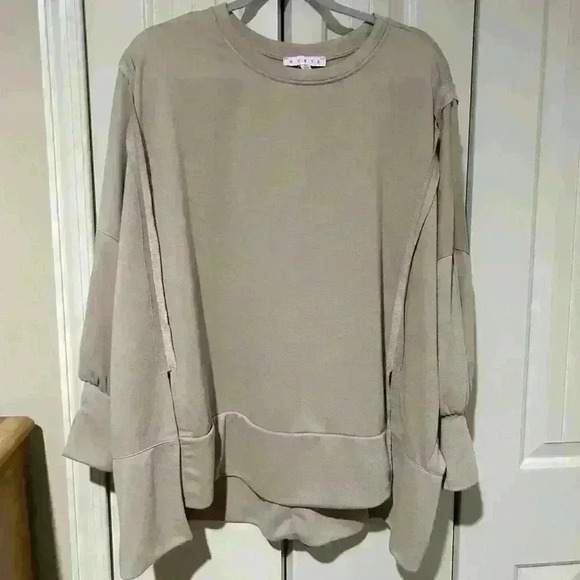 Hyfve Oversized Split Hem Tunic Top, fall, tunic size small - Picture 1 of 4